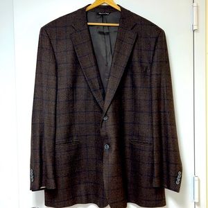 REDA ITALIAN WOOL JACKET IN BROWN